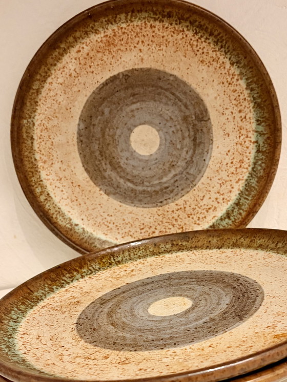 Image 1 of Keramisch bord Vallauris - Atelier La Roue, jaren 60