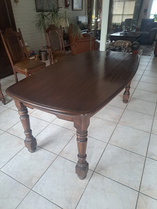 Oak dining table