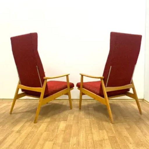 Retro fauteuils, TON, Tsjecho-Slowakije, jaren 60