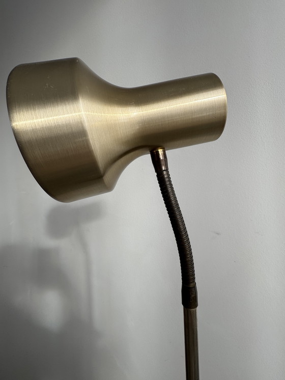 Image 1 of vintage Montor lamp golden colour