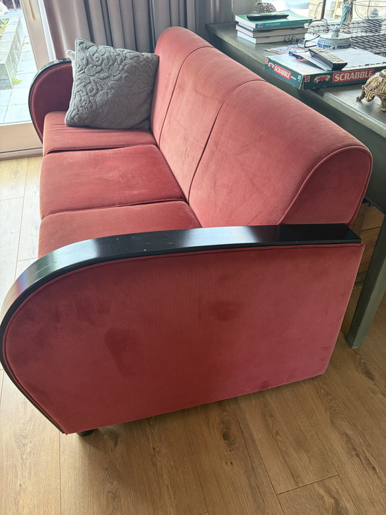 Art Deco Rooker Sofa Dutch Seating Company – Textile, Wood (photo 4 of 8)