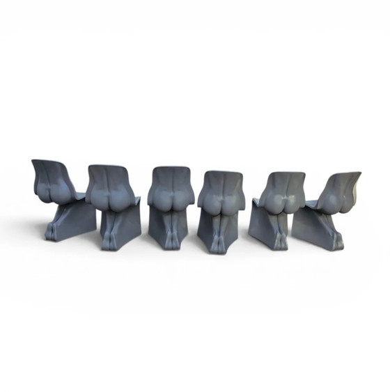 6 x Her Chair gris mat de Casamania / Fabio Novembre / – Fauteuils de relaxation (photo 4 of 7)