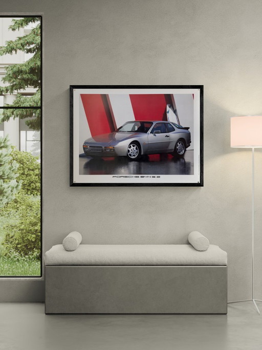 🚗 Porsche 944 S2 – 1989 – Original vintage Poster by Porsche AG | Offset lithograph | 102 × 76 cm | Germany