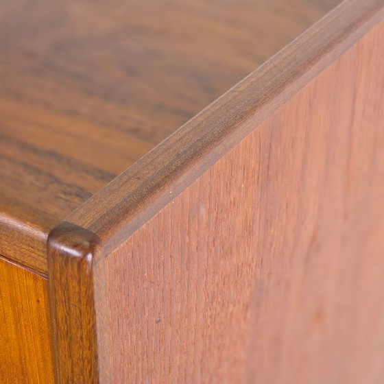 P. Westergaard Møbelfabrik, vintage 1960s Danish Chest of drawers, Wood, Brown, Scandinavian (photo 12 of 17)