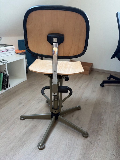 Vintage BIMA Architectenstoel – bureaustoelen, Metal, Plastic (photo 2 of 5)