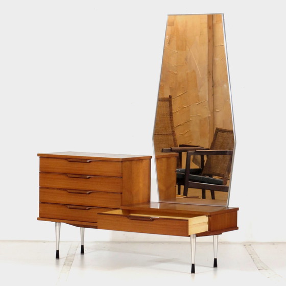 Image 1 of Vintage mid - Century dressing table in teak, 1960s