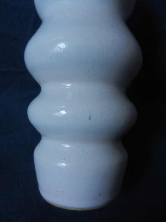 Jarrón con bombillas vidriadas en blanco Jan Van Der Vaart 1960/66 H. 13,3 – Esculturas, Ceramic (photo 5 of 10)