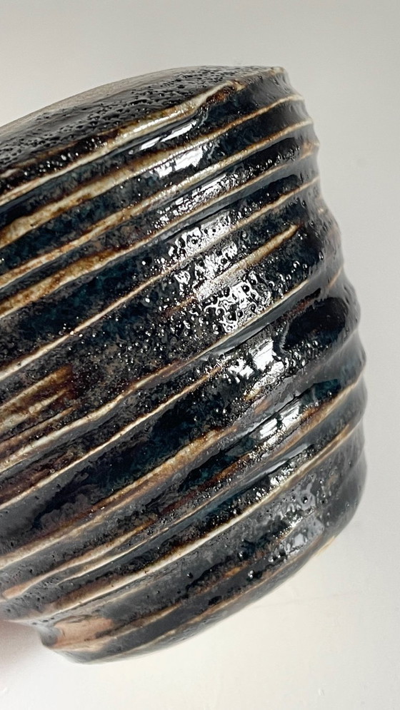 Image 1 of Vintage brutalistische handgemaakte vaas