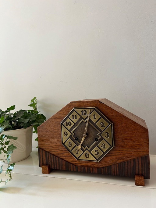 Timeless Art Deco clock (A'dam school style)