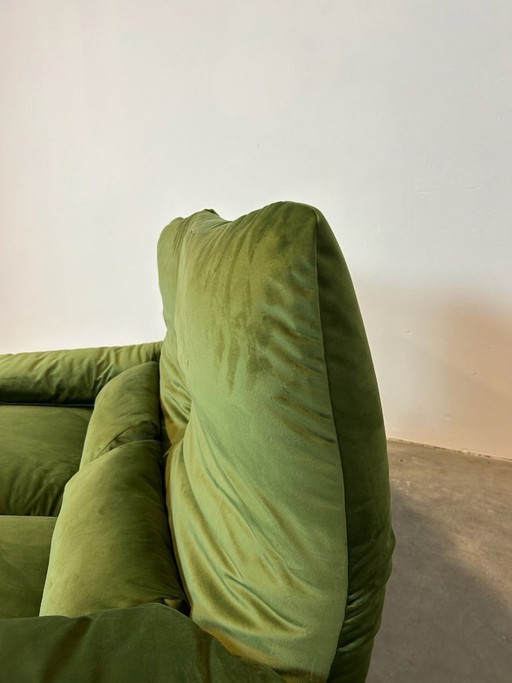 Cassina - Vico Magistretti - Canapé - Maralunga - Velours - Retapissé