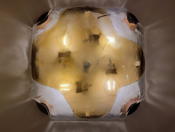 Image 1 of Gran lámpara de techo o de pared de cristal de Murano de Kaiser Leuchten