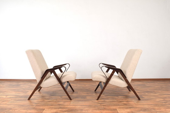 Image 1 of Mid-Century Lounge Chairs van František Jirák voor Tatra, jaren 60, set van 2