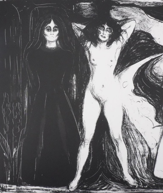 Edvard MUNCH : Les Trois Âges de la Femme, Lithographie Signée – Lithographies et sérigraphies, Paper (photo 5 of 10)