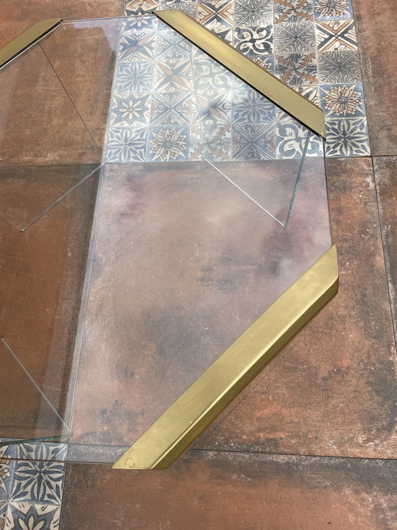 Gallotti & Radice glass coffee table side table – Metal (photo 5 of 10)