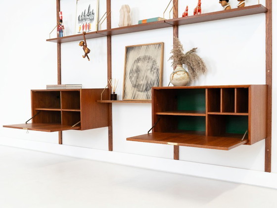 Teak Modular Shelving Unit, Danish Design, 1960s, Made in Denmark – Wood (photo 18 of 21)