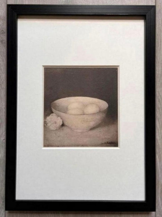 Image 1 of Jan Mankes 1889-1920 / Ciotola con uova in eliogravura originale, 1923