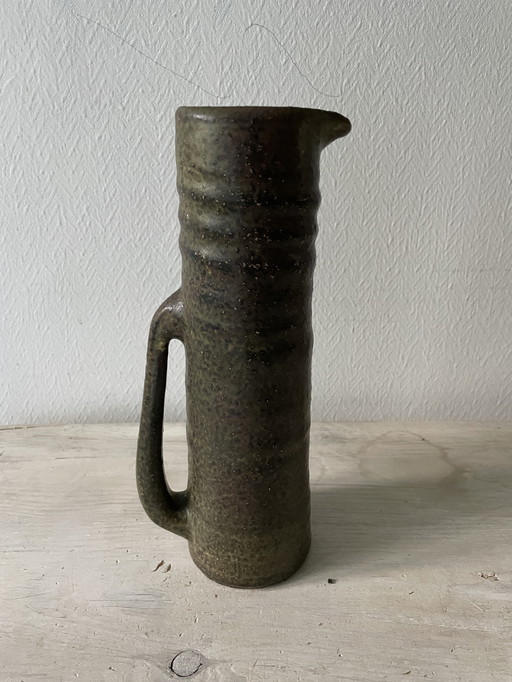 Mobach keramische kan vaas vintage retro studio brutalisme 60s 70s