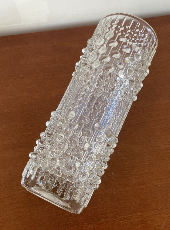 Image 1 of Hermanova Glashütte - Vintage glass "Candle wax" vase designed by Frantisek Peceny