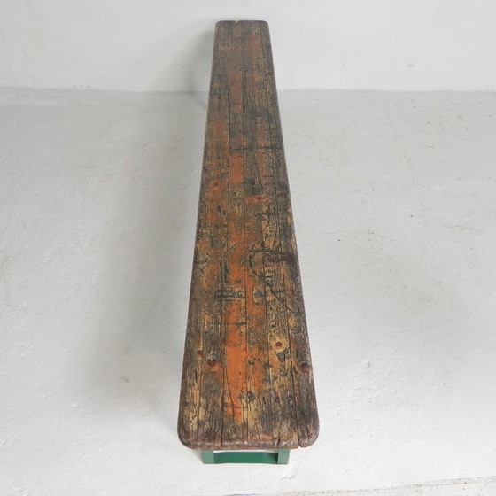 Image 1 of Folding bench, folding bench for terrace, 216 cm long, 1960s