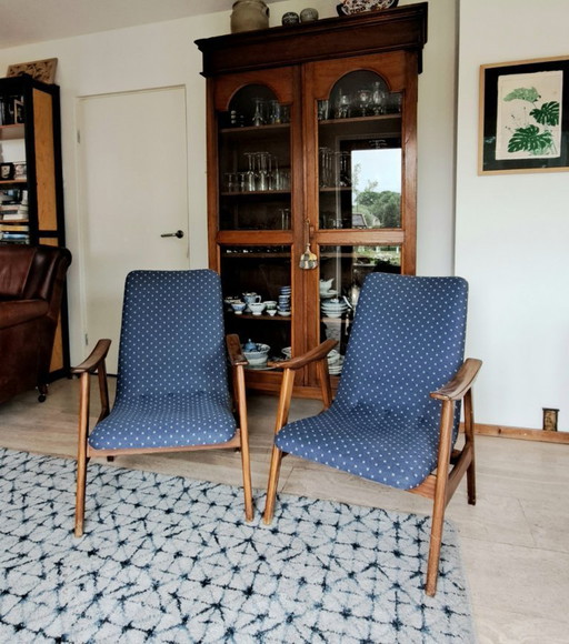 2 Armchairs Louis van Teeffelen for Webe