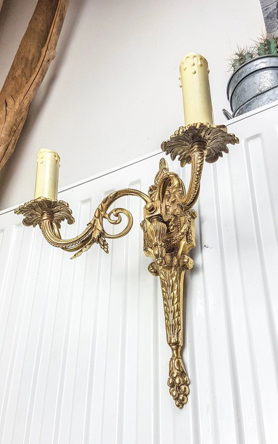 Wandleuchte aus Bronze - Empire-Stil - Elegante antike Beleuchtung – Klassiek (photo 4 of 10)