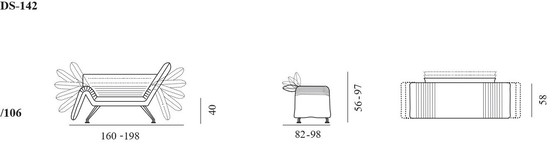 Image 1 of de Sede DS-142 chaise longue
