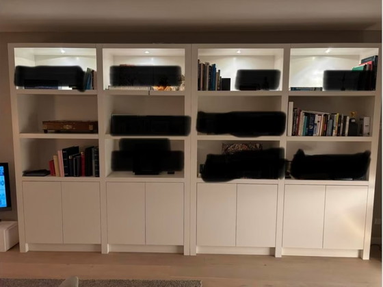 Image 1 of Meuble de salon/bibliothèque sur mesure en 2 pièces