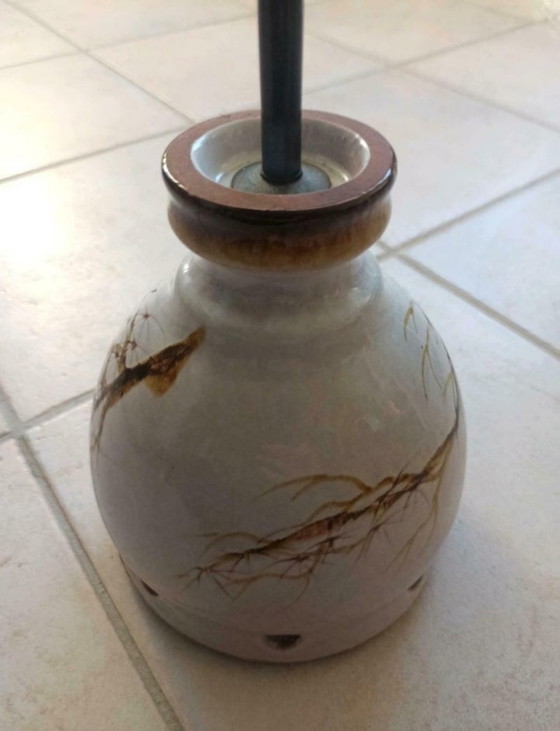 Image 1 of Echte vintage lamp van keramiek - hanglamp van Fischer Leuchten