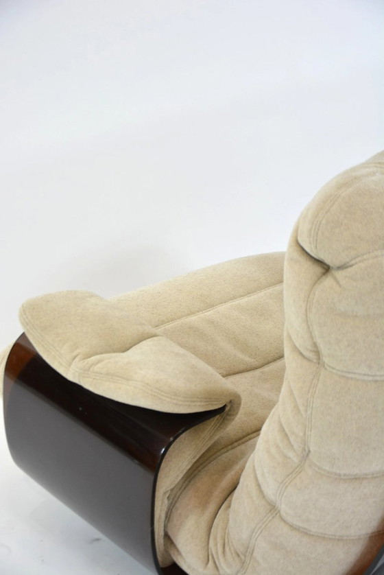 Image 1 of Sessel Marsala und passender Hocker von Ligne Roset, hellbeige