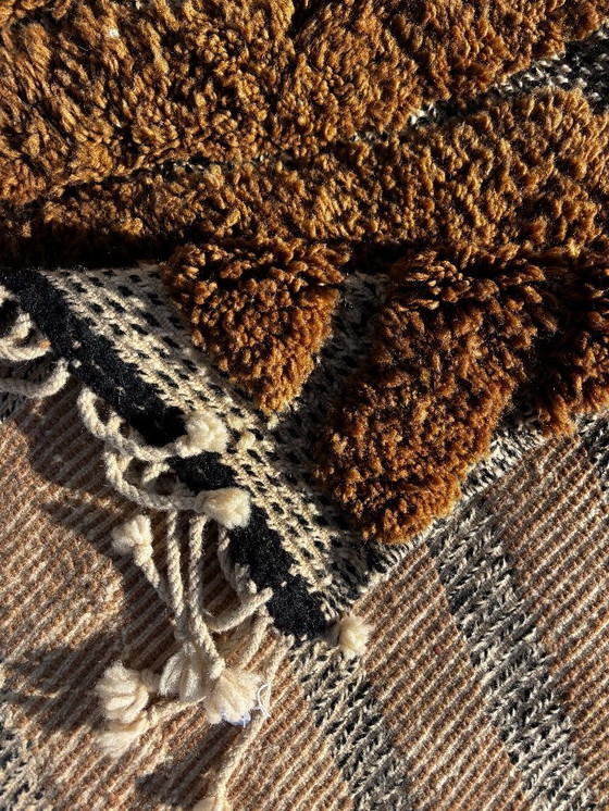 Image 1 of Tappeto berbero marocchino moderno di lusso in lana 200x300 cm - Tappeto berbero per soggiorno