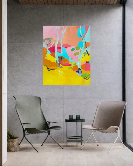 Peinture Acrylique 80x100cm – Objets d'art, Toile (photo 2 of 15)