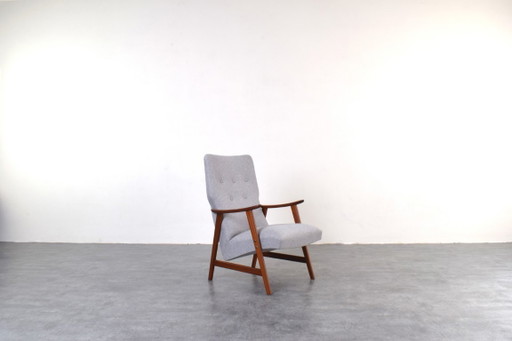 Deense fauteuil uit het midden van de 20e eeuw, jaren 60