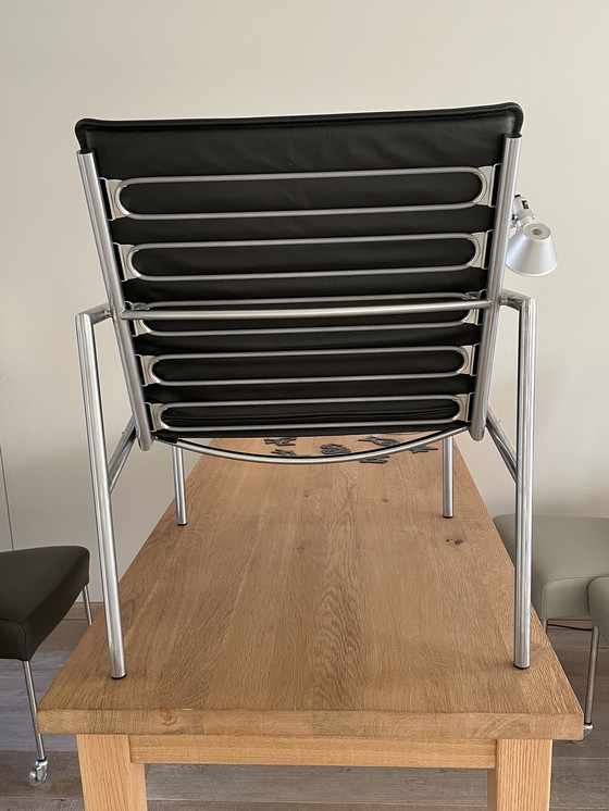 Image 1 of Armchair SZ 03 Ohman 1012-1000 by Martin Visser/Spectrum black leather new condition