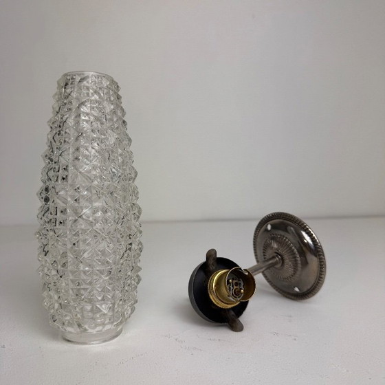 Image 1 of COPPIA DI APPLIQUE VINTAGE "DIAMOND POINT"