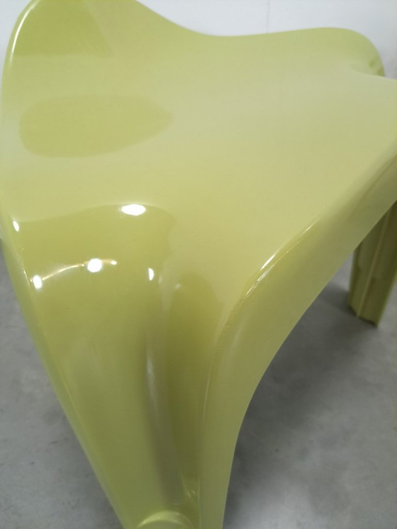 Image 1 of Sgabello Casala in plastica verde, Germania Ovest