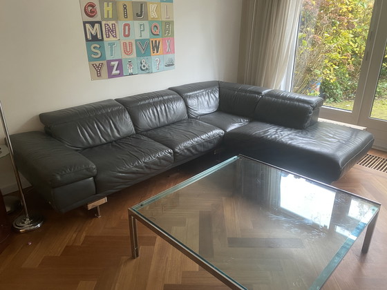 Image 1 of Natuzzi Ecksofa aus Leder