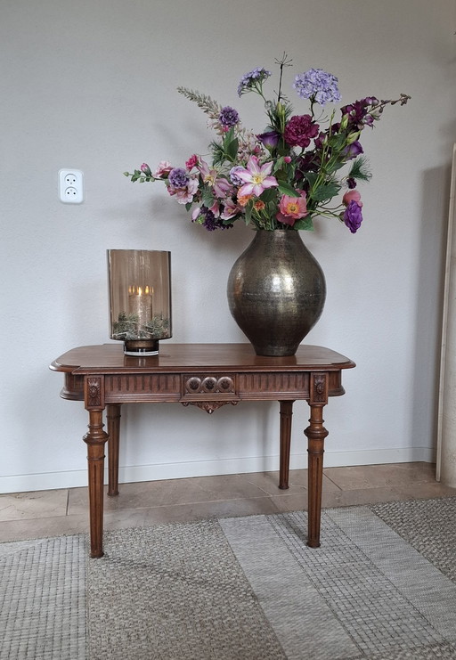 table basse ancienne en acajou