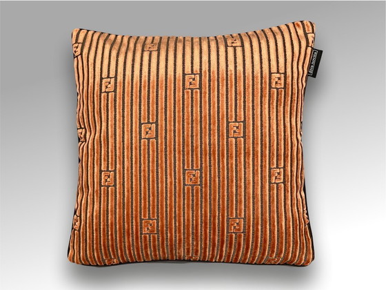 Image 1 of Fendi – Brique-Samt-Monogramm