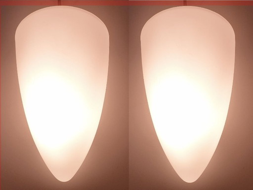 2 vintage wandlampen Massive 01/0327