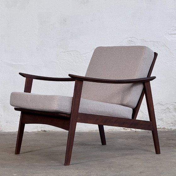 Image 1 of Set van 2 volledig gerestaureerde fauteuils uit het midden van de 20e eeuw, 1960