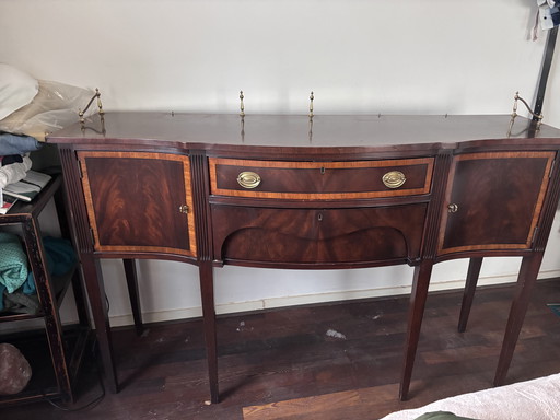 Aparador de caoba de Pennsylvania House - etiqueta original