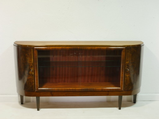 Vintage Sideboard mit Vitrine, 50er Jahre, Germany