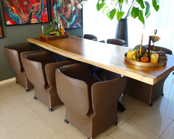 Image 1 of 6 x Moroso Bloomy Ledersessel