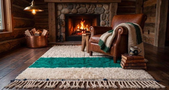 Tapis Berbère Marocain Au Charme Naturel 250cmx150cm – Tappeti, Cotton (photo 5 of 5)