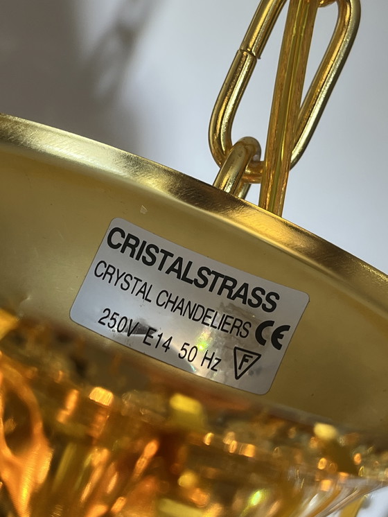 Image 1 of Crystal Large Chandelier Pendant Lamp Crystal Balls