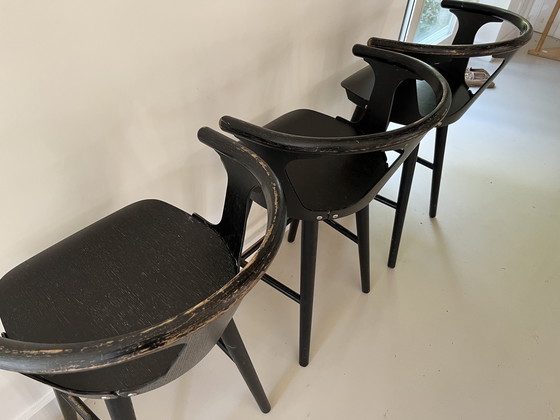 Image 1 of 3 x &Tradition SK7 In Between tabouret de bar 65cm chêne noir