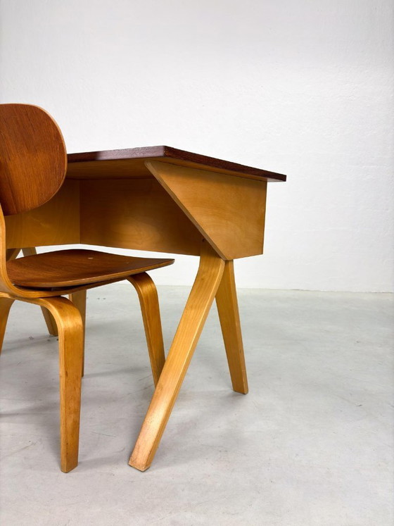 Image 1 of Scrivania Pastoe 'EB32' serie betulla di Cees Braakman