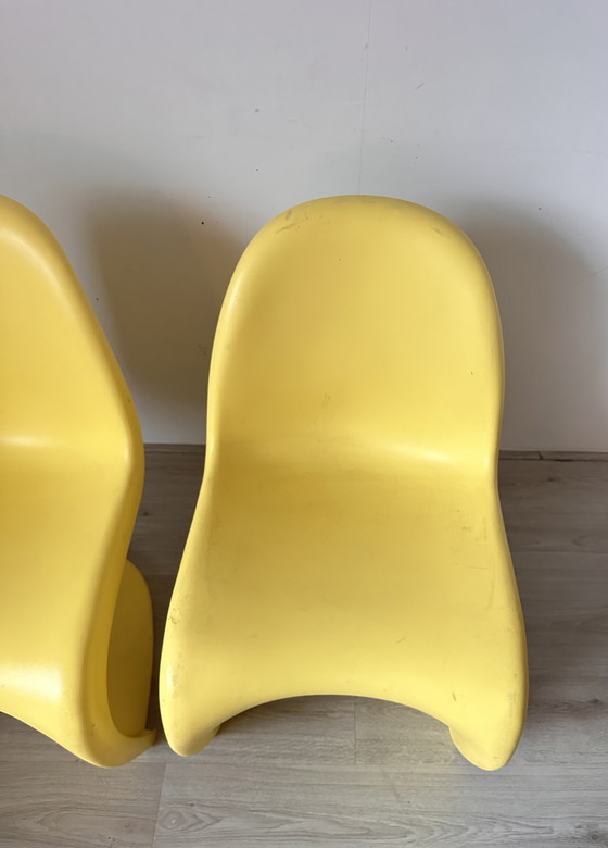 Image 1 of 2x Vitra Panton Designstühle