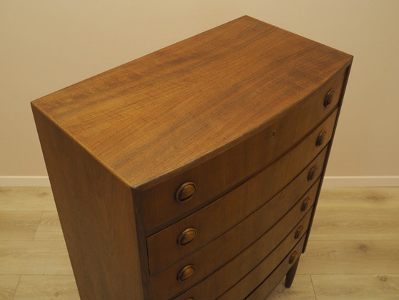 Image 1 of Walnut chest of drawers, Danish design, 1960s, designer: Kai Kristiansen