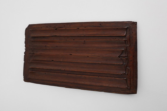 Image 1 of 16th Century oak carved Gothic Panel, Belgium
